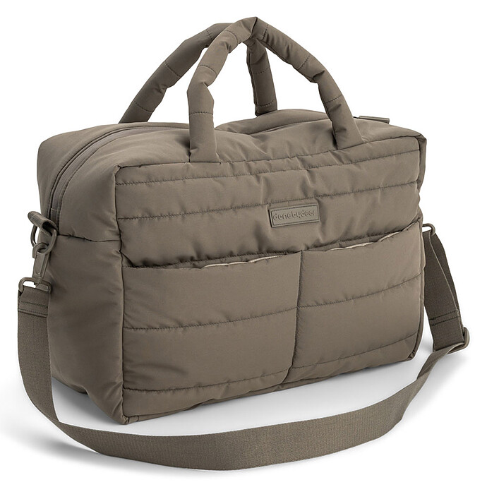 Sac à Langer Matelassé - Taupe  Done by Deer