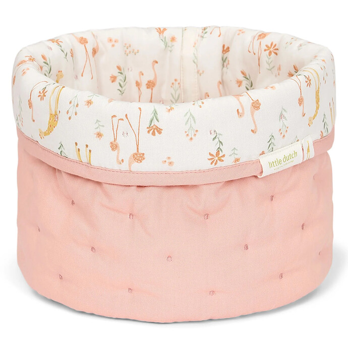 Petit Panier de Commode Rond Safari Friends - Blooming Safari Little Dutch