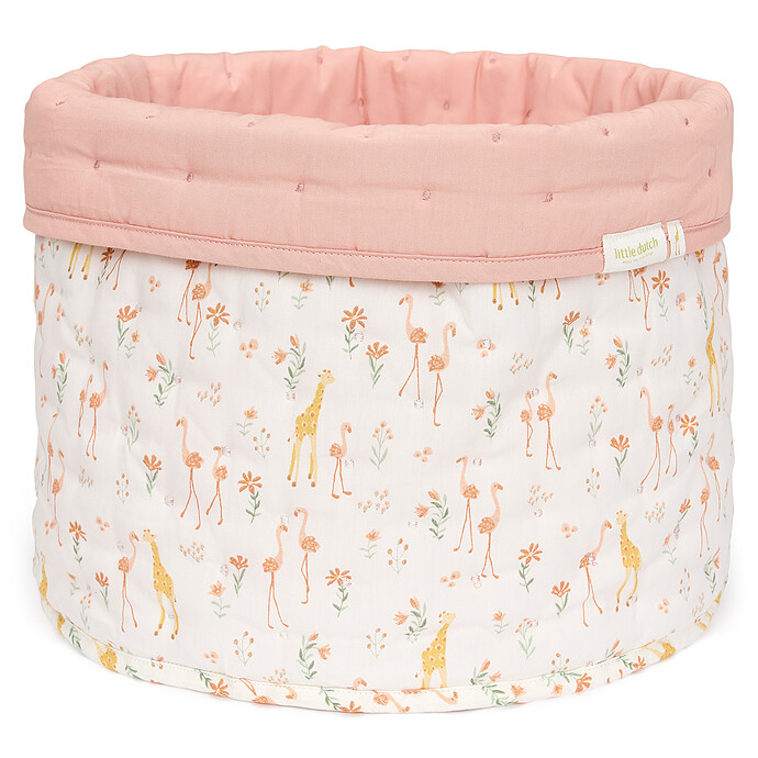 Grand Panier de Commode Rond Safari Friends - Blooming Safari Little Dutch