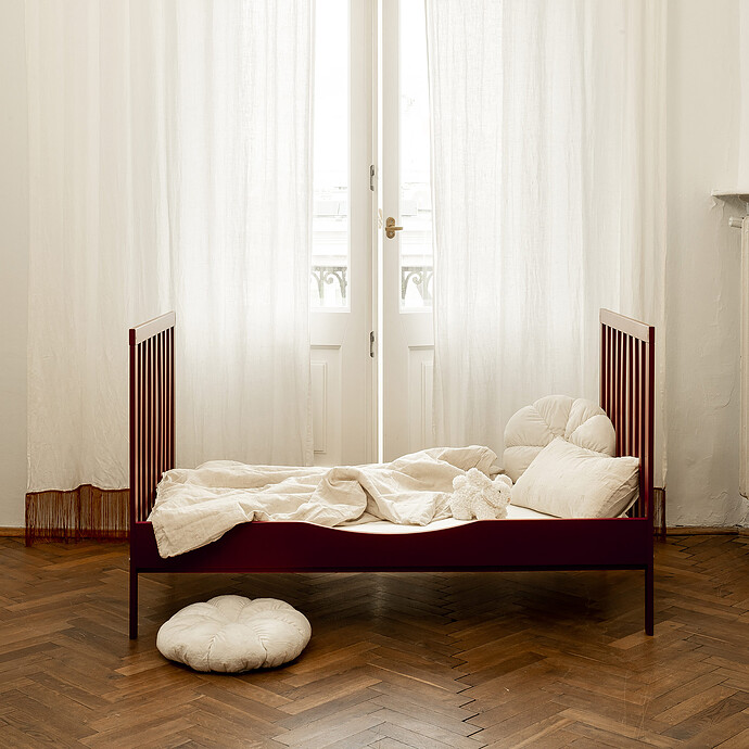 Lit Bébé Evolutif One Of Crib Fiery Sunset - 140 x 70 cm Nina Bien