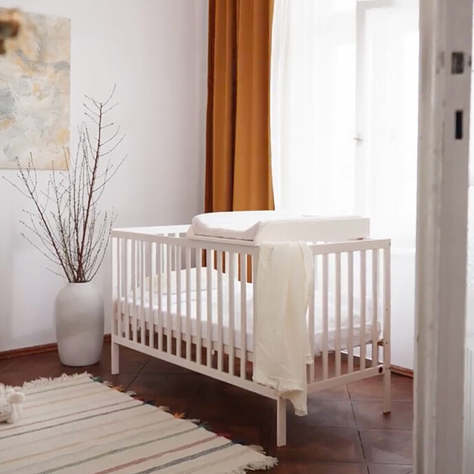 Plan à Langer World One of Changing Table - Coral Sand Nina Bien
