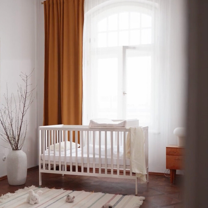 Plan à Langer World One of Changing Table - Coral Sand Nina Bien