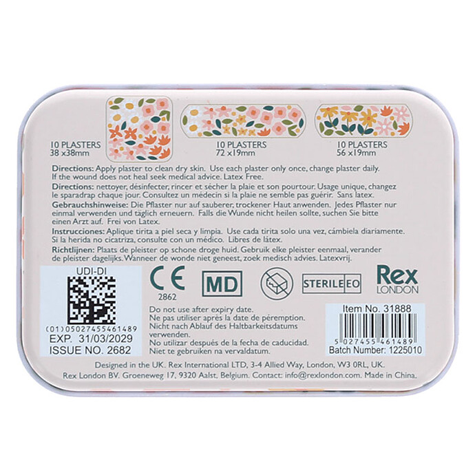Avis Boîte de Pansements - Ditsy Floral