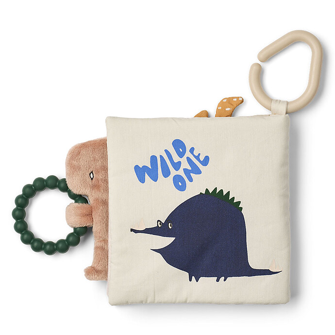 Achat Livre en Tissu Fey - Dino Roar Dove Blue