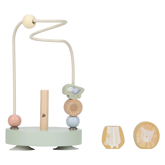 Coffret de 3 Jeux d'Eveil en Bois Safari Friends Little Dutch