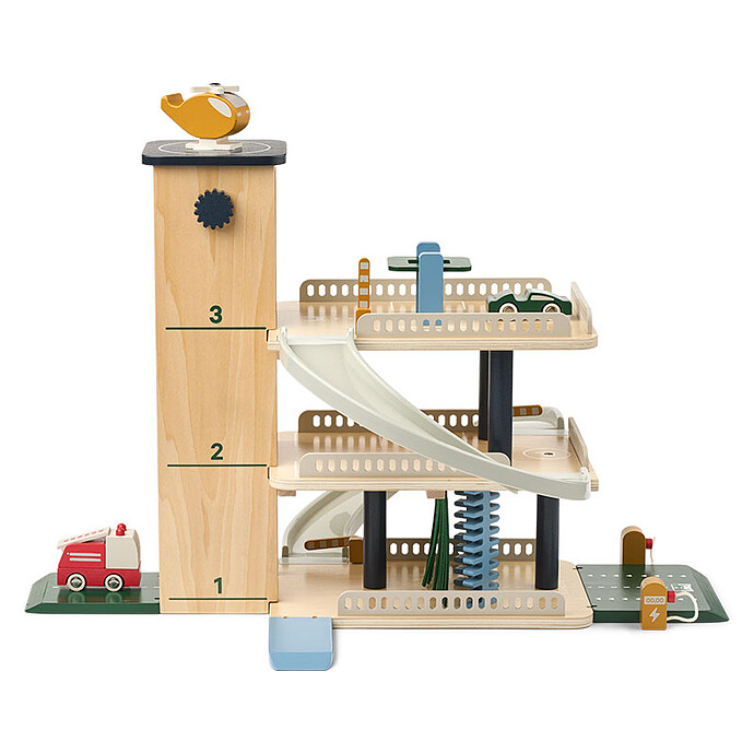 Garage en Bois Jordy - Beach Blue Multi Mix Liewood
