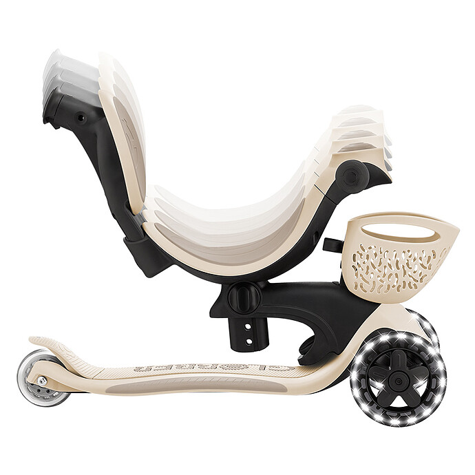 Avis Trottinette Evolutive Go Up Baby 360 Lights - Taupe