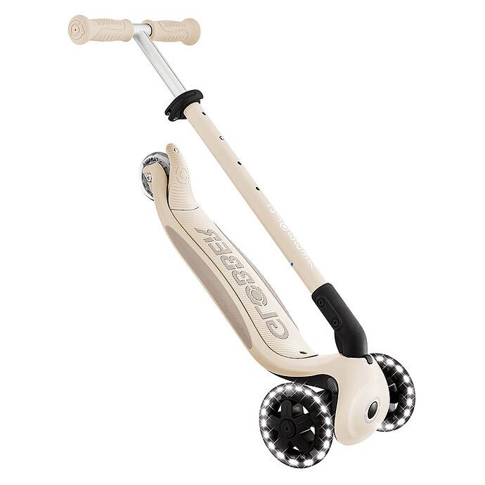 Trottinette Evolutive Go Up Baby 360 Lights - Taupe pas cher