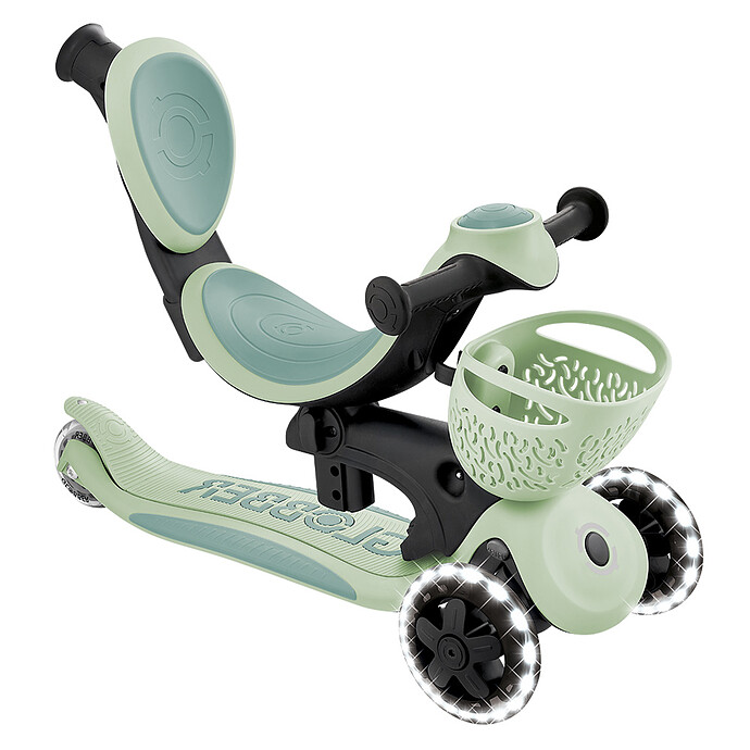 Achat Trottinette Evolutive Go Up Baby 360 Lights - Sauge