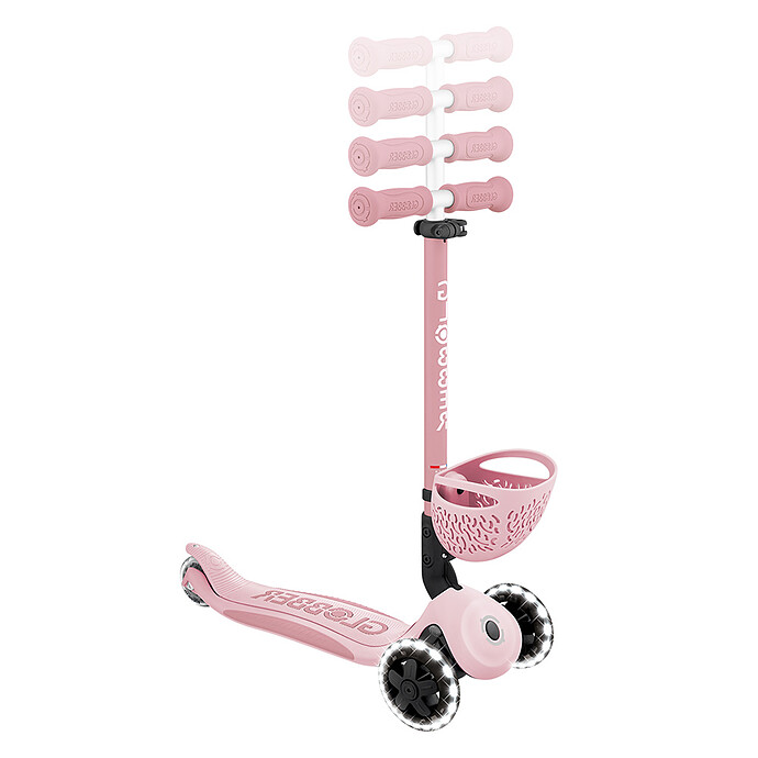 Achat Trottinette Evolutive Go Up Baby 360 Lights - Rose Pastel