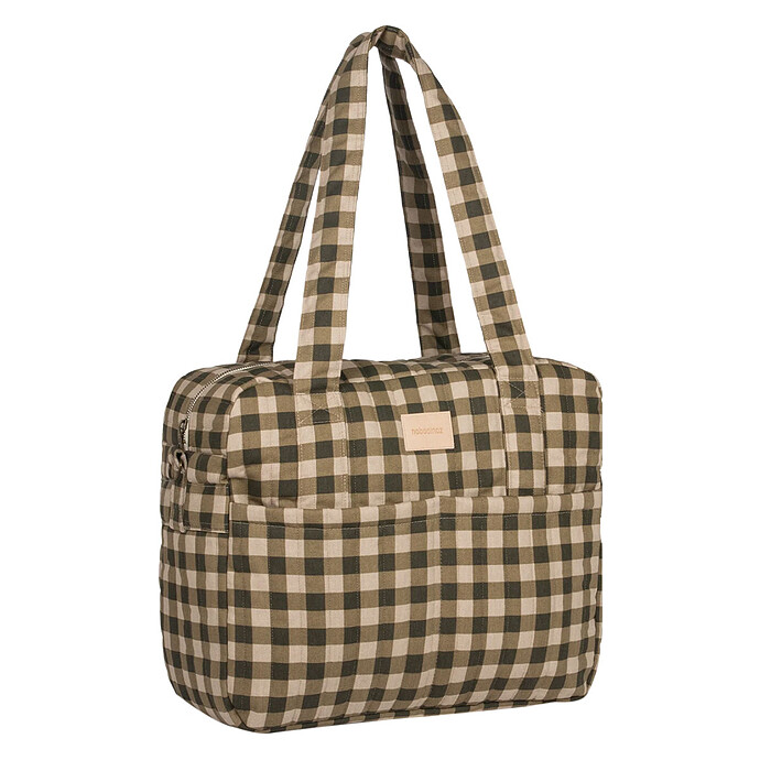 Sac à Langer Hyde Park - Green Checks Nobodinoz