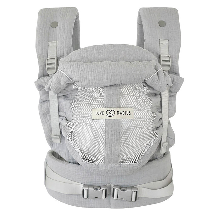 Porte-bébé PhysioCarrier 2 - Grey Love Radius
