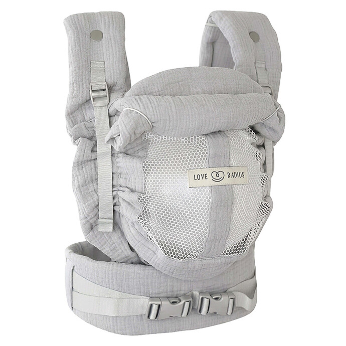 Porte-bébé PhysioCarrier 2 - Grey Love Radius