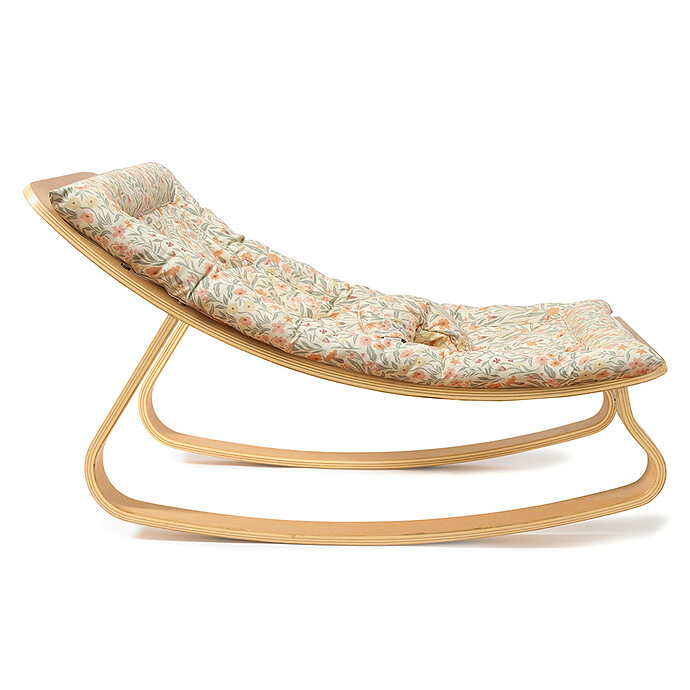 Transat Levo Hêtre - Pastel Bloom Mushie pas cher