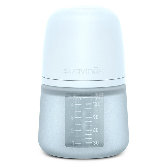 Biberon Silicone Tétine SX Pro Colour Essence Ice Water - 120 ml Suavinex
