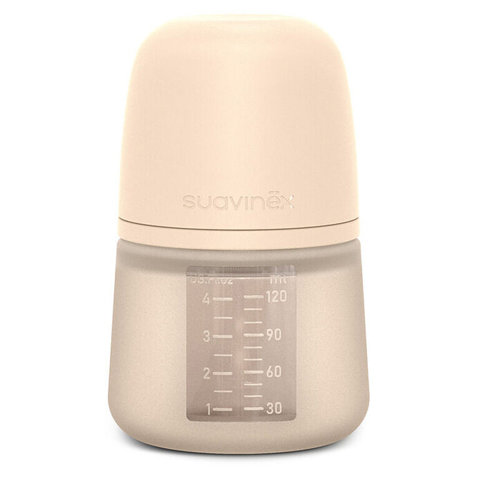 Biberon Silicone Tétine SX Pro Colour Essence Sable - 120 ml Suavinex