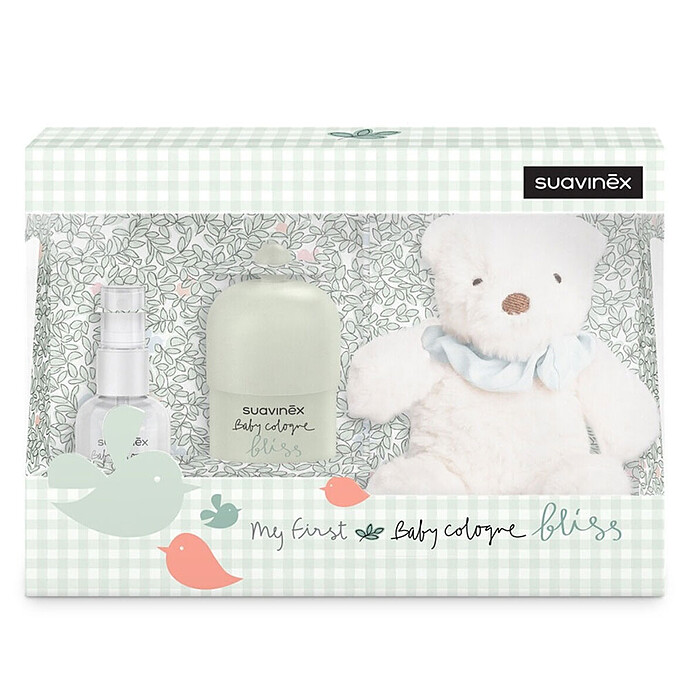 Coffret My First Baby Cologne Bliss et Peluche - 100 ml  Suavinex
