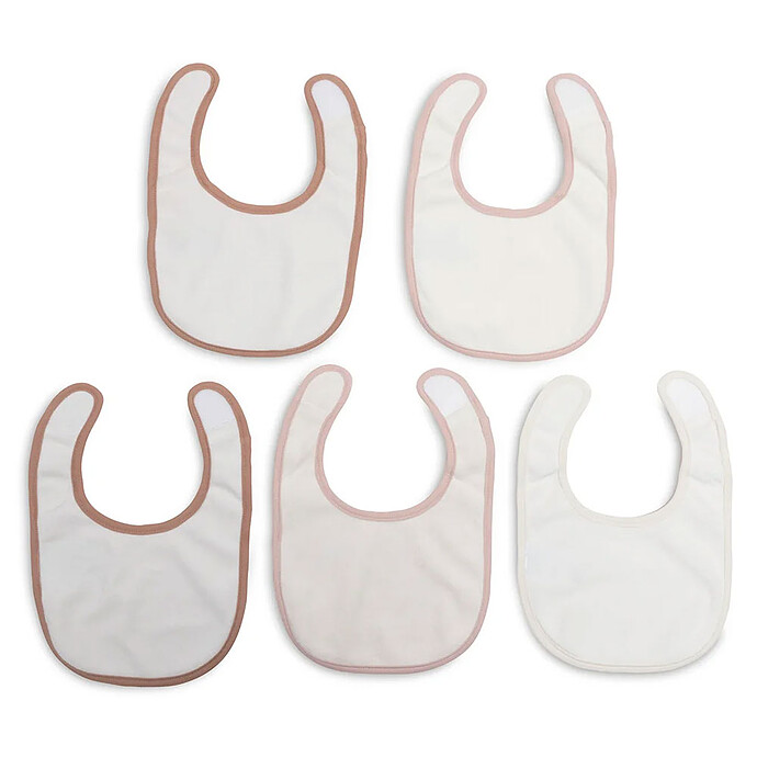 Avis Lot de 5 Bavoirs Imperméables - Soft Plumes