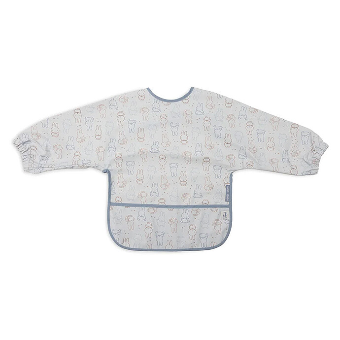 Bavoir à Manches Imperméable - Cloudy Blue Miffy Moments Jollein