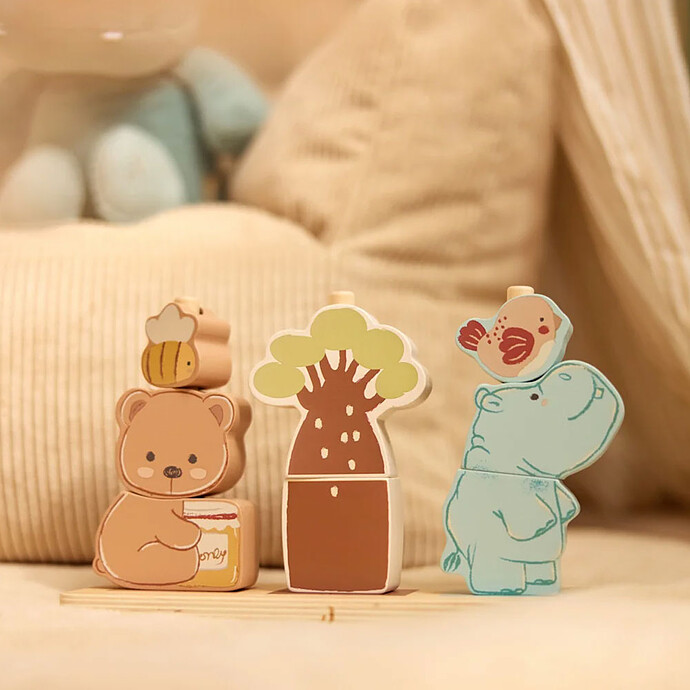 Empilable en Bois - Jollies pas cher
