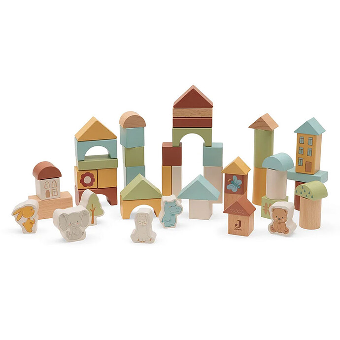 Set de Blocs en Bois - Jollies Jollein
