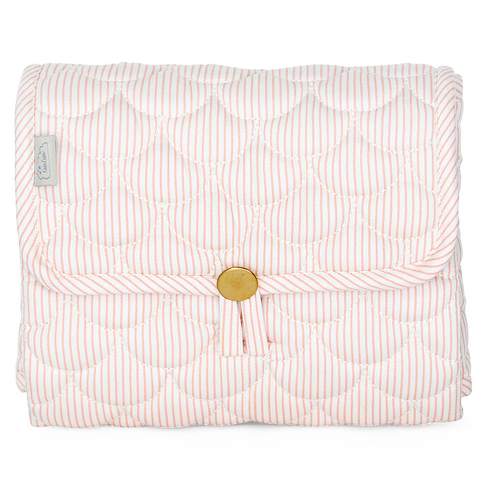 Matelas à Langer Nomade - Classic Stripes Rose Camcam Copenhagen