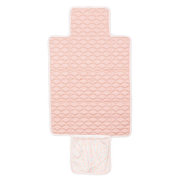 Matelas à Langer Nomade - Classic Stripes Rose Camcam Copenhagen