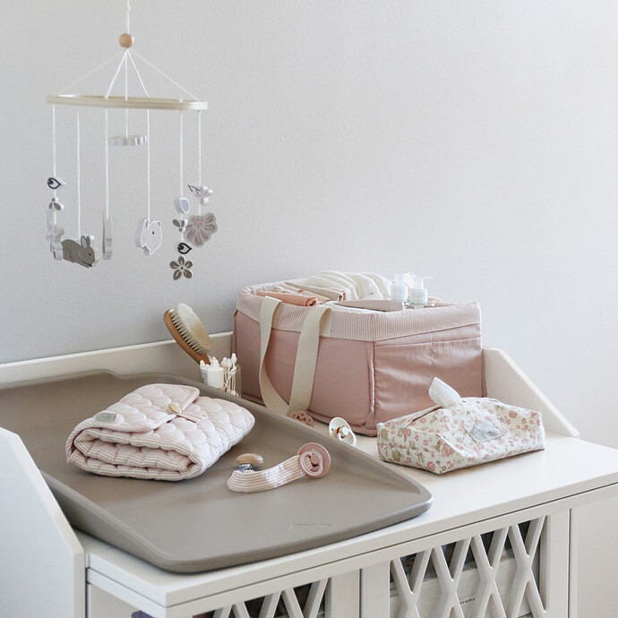 Avis Panier de Rangement - Classic Stripes Rose