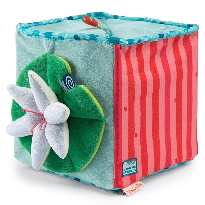 Avis Grand Cube d'Activités en Tissu - La Mare aux Grenouilles