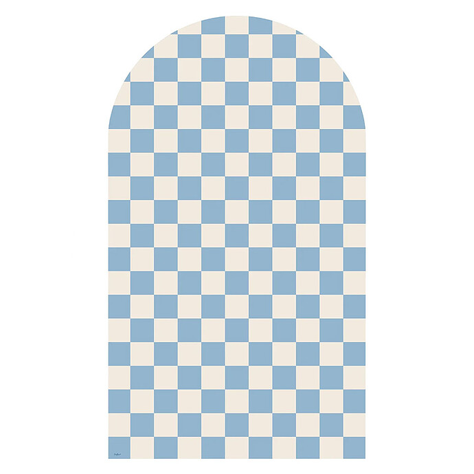 Tableau Magnétique Arche - Damier Bleu Ferflex