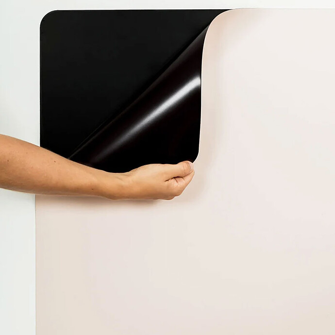 Tableau Magnétique Rectangle - Beige Rosé Ferflex