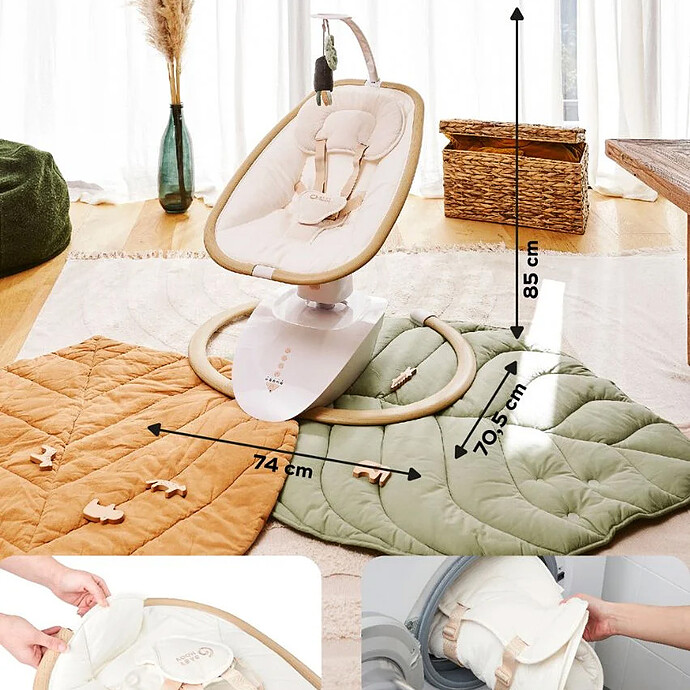 Transat Swoon Hoop - Beige pas cher