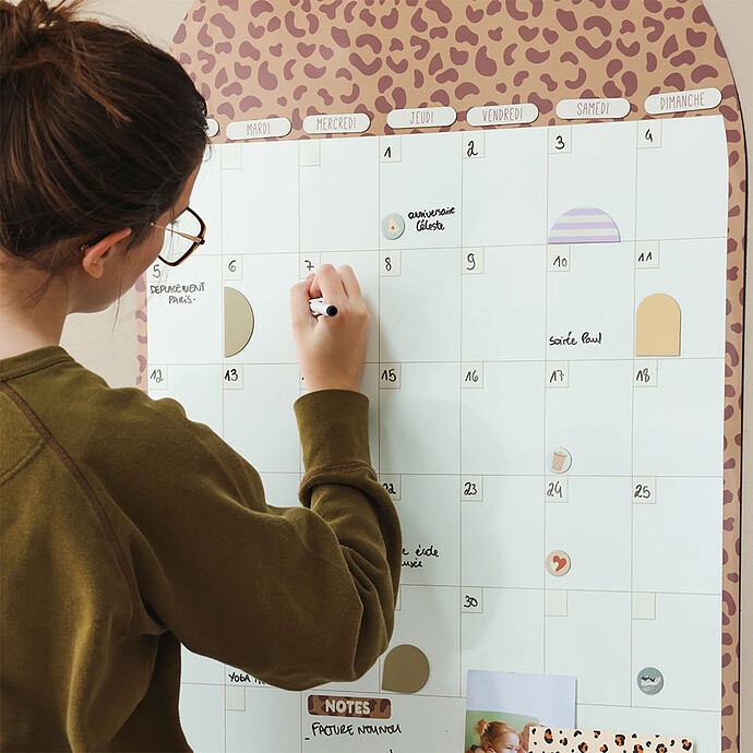 Avis Calendrier Mensuel Perpétuel Magnétique Arche - Graou Camel