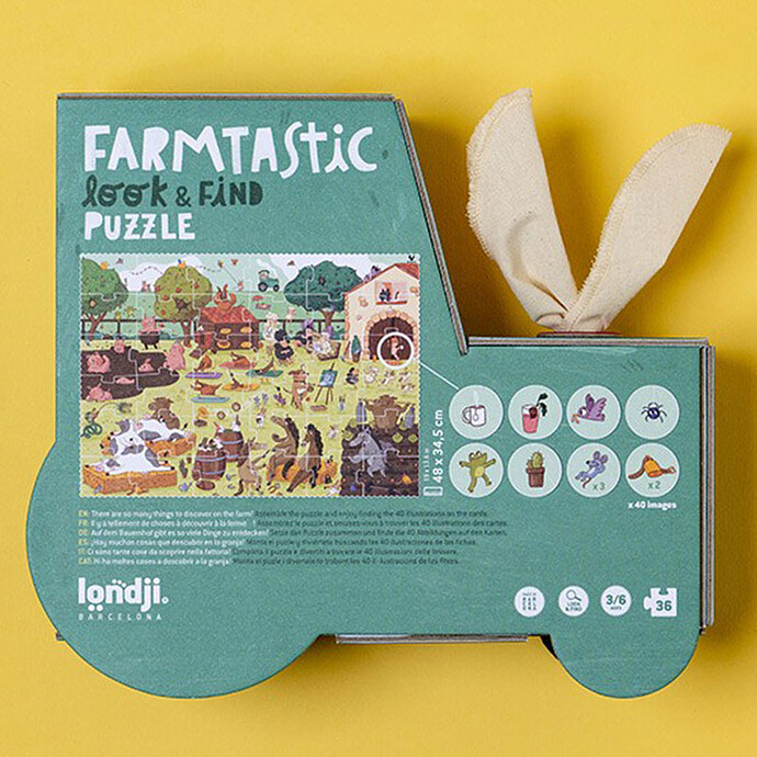 Puzzle d'Observation - Farmtastic pas cher