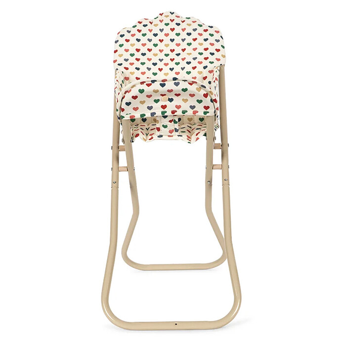 Chaise Haute pour Poupée - Coeur Coloré Konges Sløjd