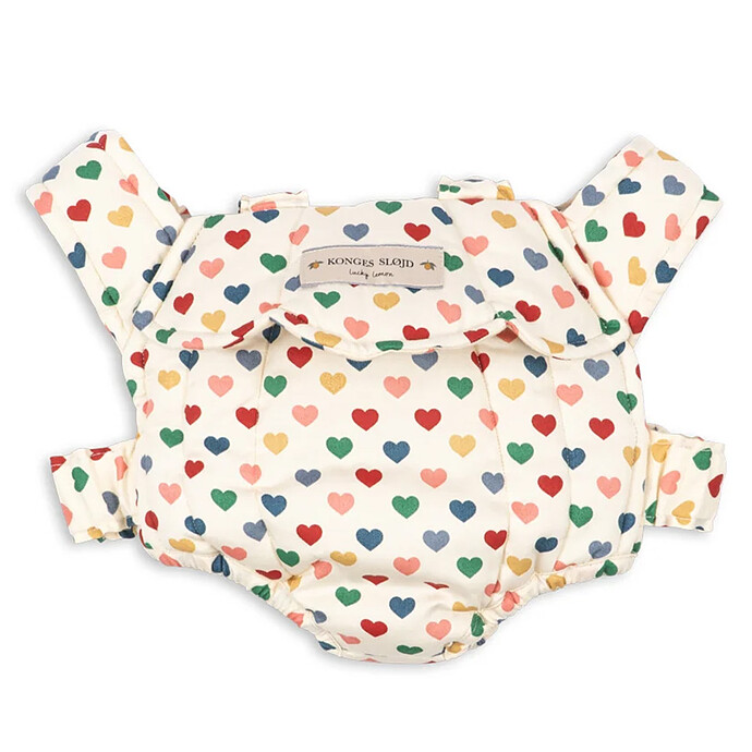 Porte-bébé pour Poupée - Coeur Coloré Konges Sløjd