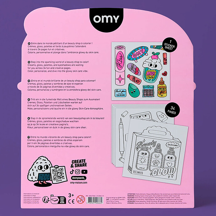 Achat Livre de Coloriage Coloring Boutique - Beauty Shop