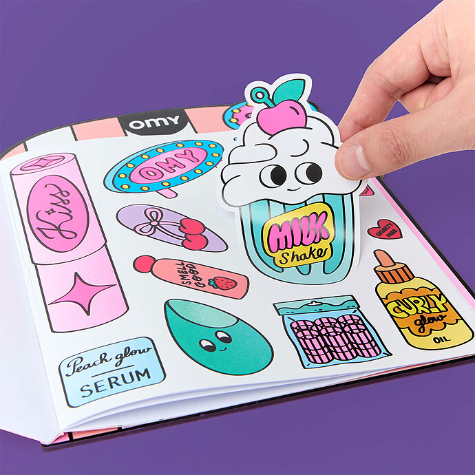 Livre de Coloriage Coloring Boutique - Beauty Shop Omy