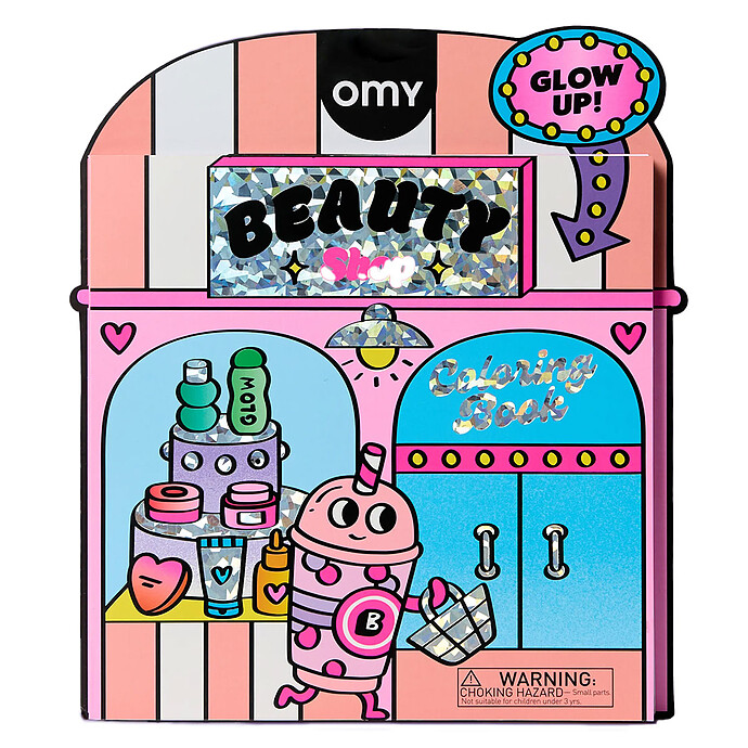 Livre de Coloriage Coloring Boutique - Beauty Shop Omy