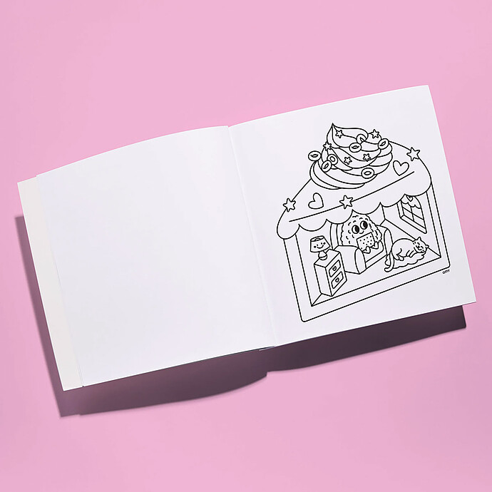 Livre de Coloriage Cozy Art Kawaii Omy