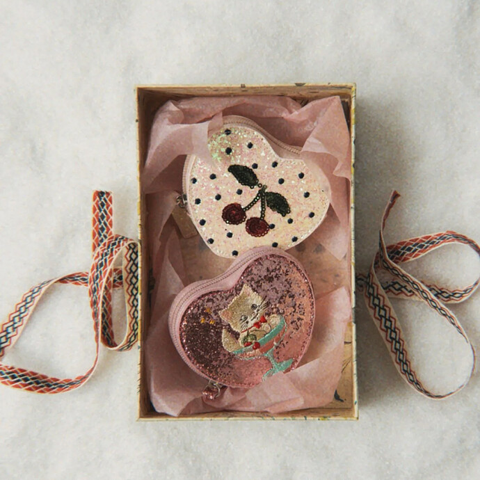 Avis Porte-monnaie Coeur à Paillettes - Kitty