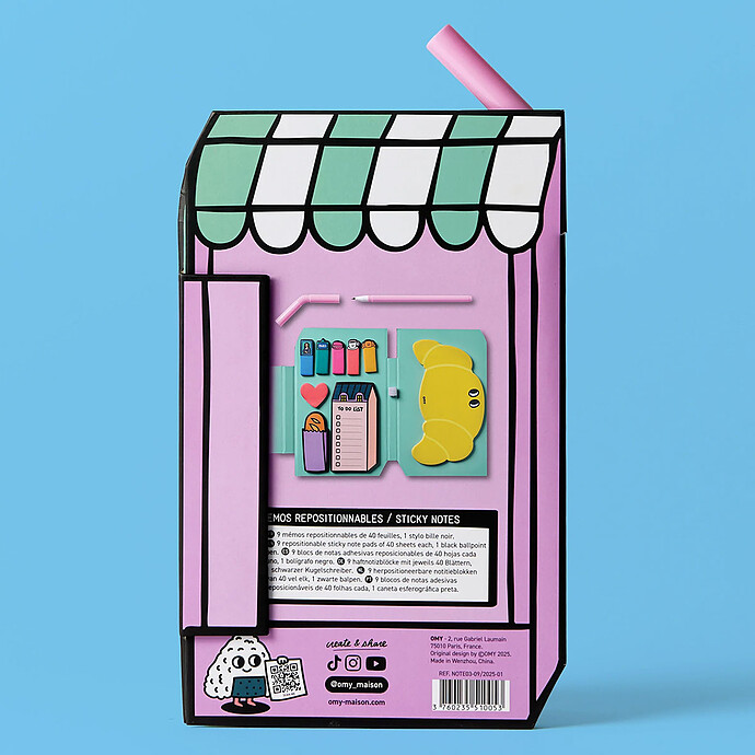 Sticky Notes - Paris Omy