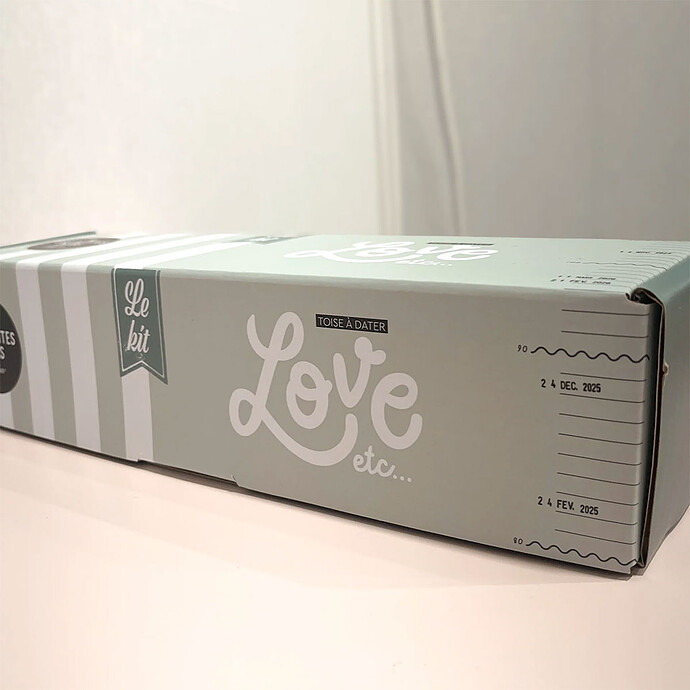 Toise à Dater Rayures - 140 cm Les Petites Dates