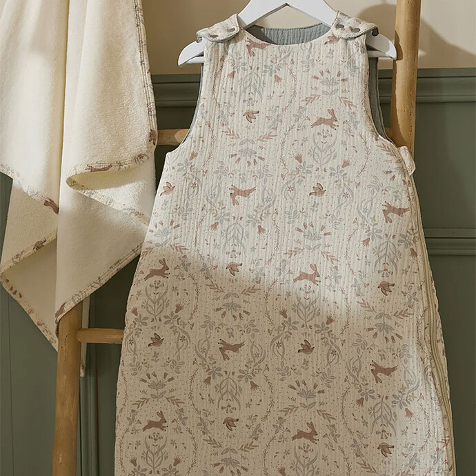 Gigoteuse Gaze de Coton Jardin Enchanté - 0/6 Mois BB&Co