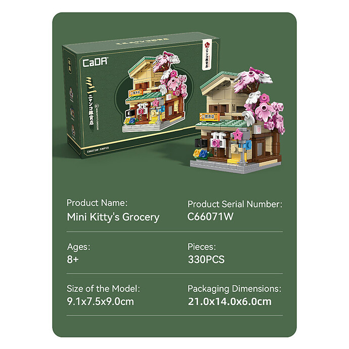 Jeu de Construction Mini Epicerie de Kitty  pas cher