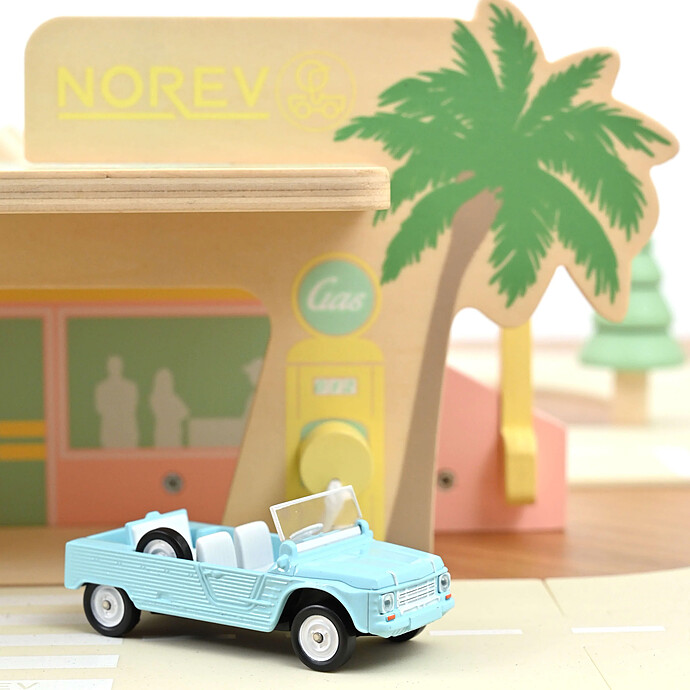 Citroën Méhari 1978 Jet-car 1/43 - Bleu Clair Norev