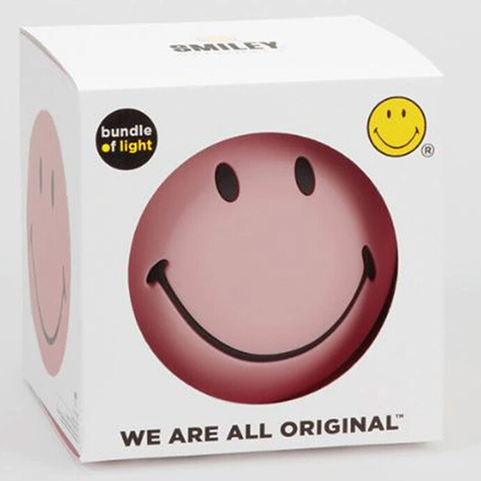 Avis Mini Veilleuse Bundle of Light Smiley - Rose