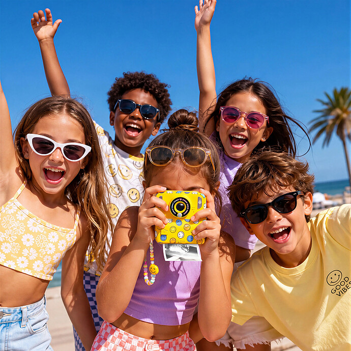 Appareil Photo Instantané Pixiprint Smiley World - Jaune MOB