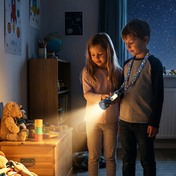 Lampe Torche Glowy Smiley World - Bleu MOB