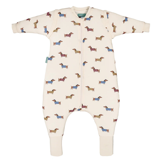 Gigoteuse Hiver avec Manches Amovibles et Pieds Antidérapants Fancy Teckel - 12 Mois molis&co